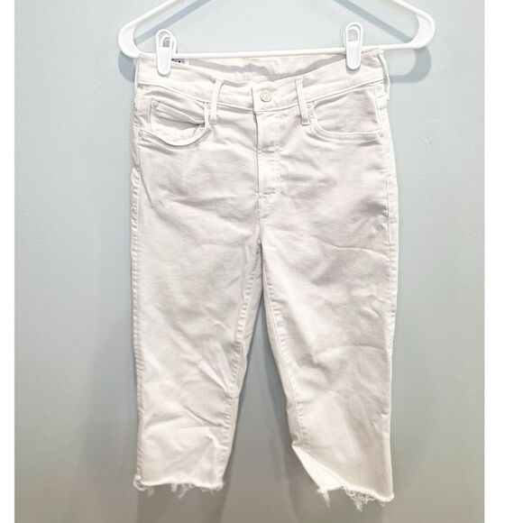 Mother the rascal knicker fray jeans cream - Picture 1 of 5